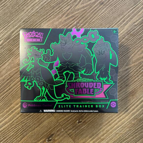 Pokemon - Shrouded Fables - Pokemon Center - ETB Elite Trainer Box - New - Picture 1 of 3